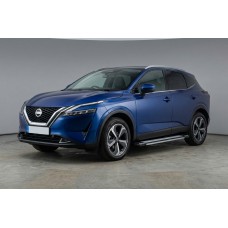 Боковые Подножки Rainbow (2 шт., Алюминий) для Nissan Qashqai 2021- гг