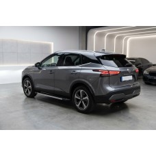Бокові пороги RedLine (2 шт., Алюміній) для Nissan Qashqai 2021- рр