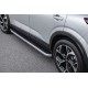 Бокові пороги Tayga Grey (2 шт., Алюміній) для Nissan Qashqai 2021- рр