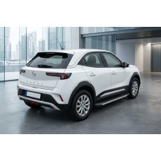 Боковые Подножки Maya V1 (2 шт., Алюминий) для Opel Mokka 2021- гг