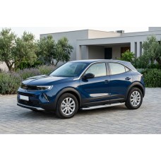 Боковые Подножки Mevsim Grey (2 шт., Алюминий) для Opel Mokka 2021- гг