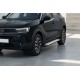 Боковые пороги Allmond Grey (2 шт., алюминий) для Opel Mokka 2021- гг