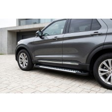 Бокові пороги Line (2 шт., Алюміній) для Ford Explorer 2019- рр
