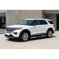 Боковые Подножки Tayga V2 (2 шт., Алюминий) для Ford Explorer 2019- гг