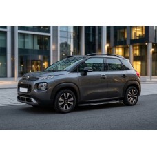 Бокові пороги Bosphorus Grey (2 шт., Алюміній) для Citroen C-3 Aircross 2017-2024 рр