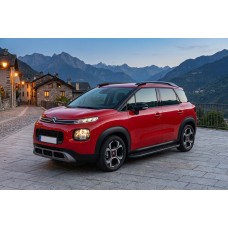 Боковые пороги Bosphorus Black (2 шт., алюминий) для Citroen C-3 Aircross 2017-2024 гг