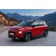 Боковые пороги Bosphorus Black (2 шт., алюминий) для Citroen C-3 Aircross 2017-2024 гг