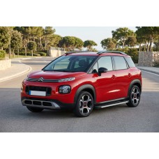 Бокові пороги Maya V1 (2 шт., Алюміній) для Citroen C-3 Aircross 2017-2024 рр