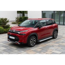 Боковые Подножки Maya V2 (2 шт., Алюминий) для Citroen C-3 Aircross 2017-2024 гг