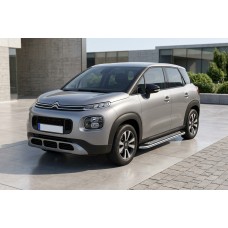 Бокові пороги Maydos V2 (2 шт., Алюміній) для Citroen C-3 Aircross 2017-2024 рр