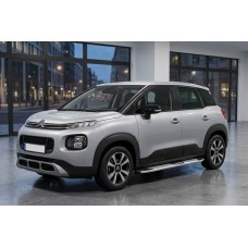 Бокові пороги Mevsim Grey (2 шт., Алюміній) для Citroen C-3 Aircross 2017-2024 рр
