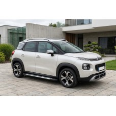 Боковые Подножки Line (2 шт., Алюминий) для Citroen C-3 Aircross 2017-2024 гг