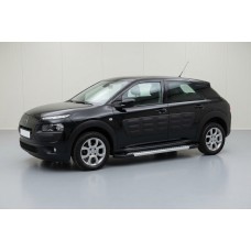 Бокові пороги Vision New Grey (2 шт., Алюміній) для Citroen Cactus 2014-2020 рр