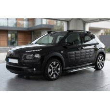 Боковые Подножки Sunrise (2 шт., Алюминий) для Citroen Cactus 2014-2020 гг