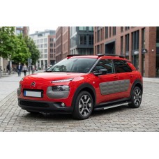 Бокові пороги RedLine (2 шт., Алюміній) для Citroen Cactus 2014-2020 рр