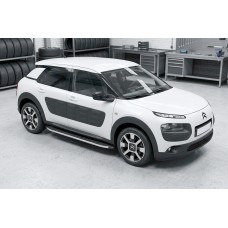 Боковые Подножки Fullmond (2 шт., Алюминий) для Citroen Cactus 2014-2020 гг