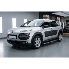 Бокові пороги BlackLine (2 шт., Алюміній) для Citroen Cactus 2014-2020 рр
