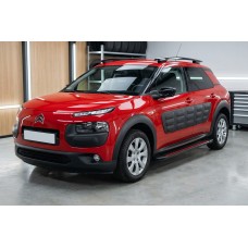 Боковые Подножки Maya Red (2 шт., Алюминий) для Citroen Cactus 2014-2020 гг