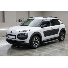 Бокові пороги Duru (2 шт., Алюміній) для Citroen Cactus 2014-2020 рр