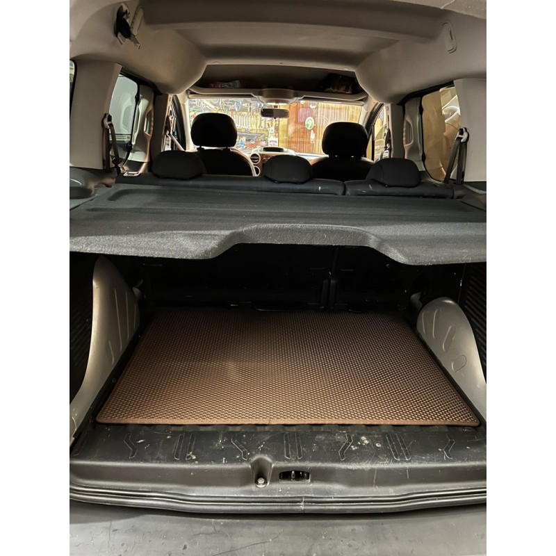 Килимок багажника (EVA, цегляний) Довга база для Peugeot Partner Tepee 2008-2018 рр