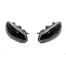 Передние фары Black (2 шт, LED) для Volkswagen Golf 6