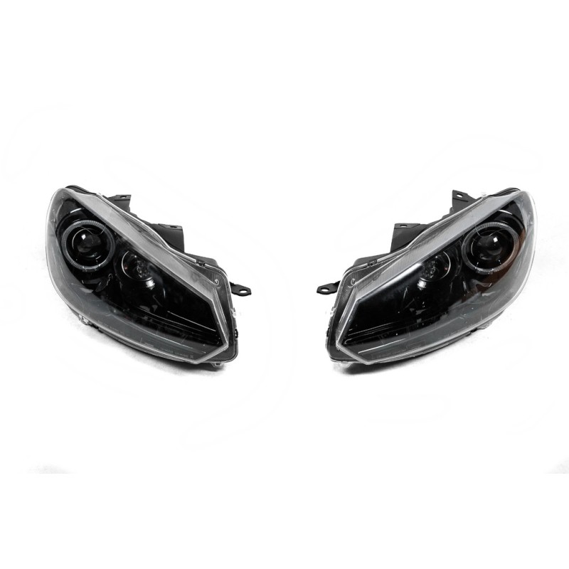 Передні фари Black (2 шт, LED) для Volkswagen Golf 6