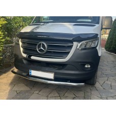 Передняя защита ST008 (нерж.) для Mercedes Sprinter W907/W910 2018- гг