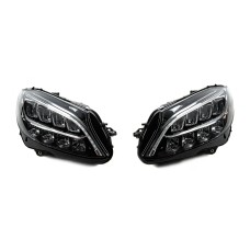 Передня оптика (2 шт, рестайлінг) для Mercedes C-сlass W205 2014-2021рр