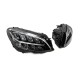 Передняя оптика (2 шт, рестайлинг) для Mercedes C-сlass W205 2014-2021 гг
