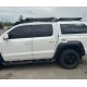 Боковые пороги Dakar V2 с LED (2 шт, металл) для Volkswagen Amarok 2010-2022 гг