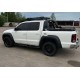 Боковые пороги Dakar V2 с LED (2 шт, металл) для Volkswagen Amarok 2010-2022 гг