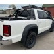 Боковые пороги Dakar V2 с LED (2 шт, металл) для Volkswagen Amarok 2010-2022 гг