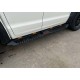 Боковые пороги Dakar V2 с LED (2 шт, металл) для Volkswagen Amarok 2010-2022 гг