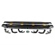 Боковые пороги Dakar V1 с LED (2 шт, металл) для Toyota Hilux 2015- гг