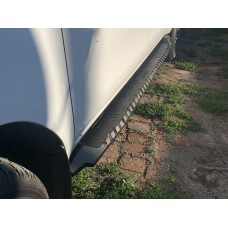 Бокові пороги Dakar V1 без LED (2 шт, метал) для Toyota Hilux 2015- рр