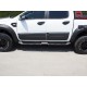 Бокові пороги Dakar V2 без LED (2 шт, метал) для Ford Ranger 2011-2022 рр