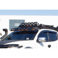 Козирок лобового скла Dakar (LED) для Mitsubishi L200 2006-2015 рр