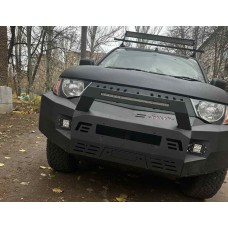 Передній бампер з захистом картеру Dakar (2010-2015) для Mitsubishi L200 рр