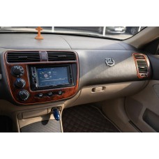 Декор на панель Темне дерево для Honda Civic Sedan VII 2001-2006 рр