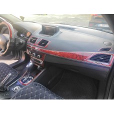 Накладки на панель (Meric) Алюміній для Renault Megane III 2009-2016 рр