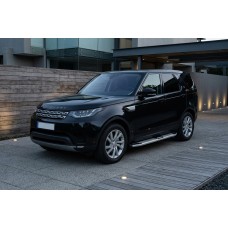 Бокові пороги Mevsim Grey (2 шт., Алюміній) для Land Rover Discovery V 2017- рр