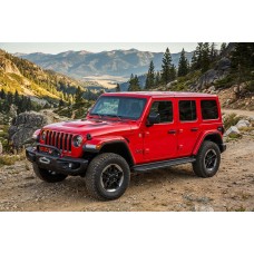 Бокові пороги Bosphorus Black (2 шт., Алюміній) для Jeep Wrangler 2018- рр