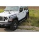Бокові пороги Duru (2 шт., Алюміній) для Jeep Wrangler 2018- рр