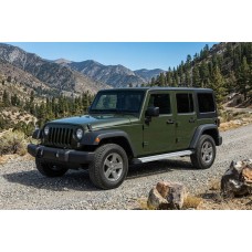 Бокові пороги Maya V2 (2 шт., Алюміній) для Jeep Wrangler 2018- рр