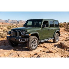 Бокові пороги Maydos V2 (2 шт., Алюміній) для Jeep Wrangler 2018- рр