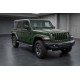 Боковые Подножки Allmond Black (2 шт., Алюминий) для Jeep Wrangler 2018- гг