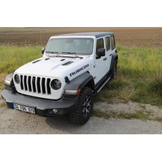 Бокові пороги RedLine (2 шт., Алюміній) для Jeep Wrangler 2018- рр