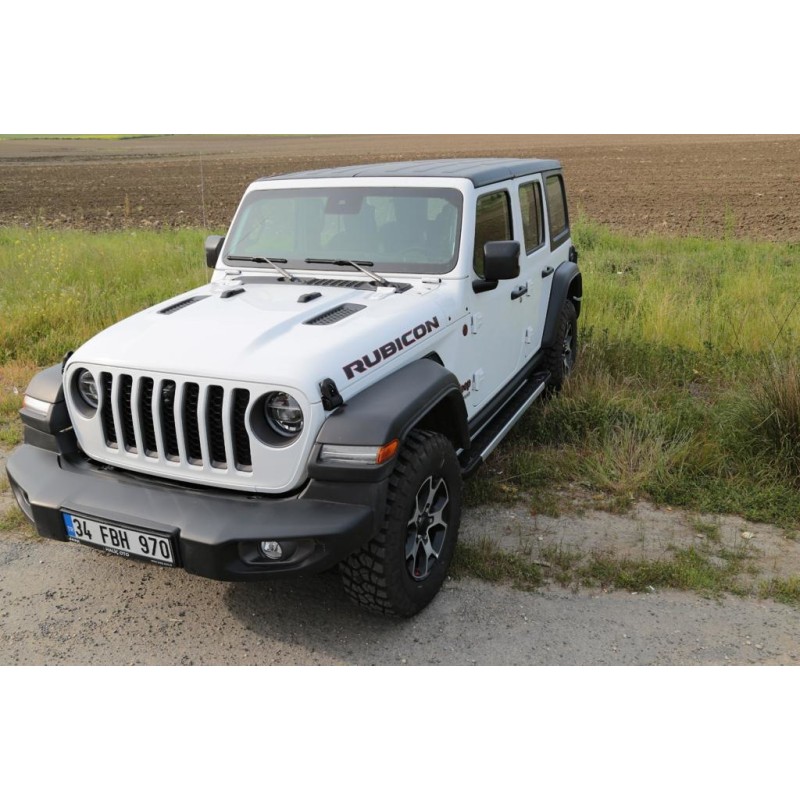 Бокові пороги RedLine (2 шт., Алюміній) для Jeep Wrangler 2018- рр