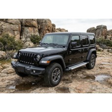 Бокові пороги Vision New Grey (2 шт., Алюміній) для Jeep Wrangler 2018- рр