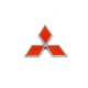 Значок 85мм (червоний) для Mitsubishi Colt 1996-2004 рр